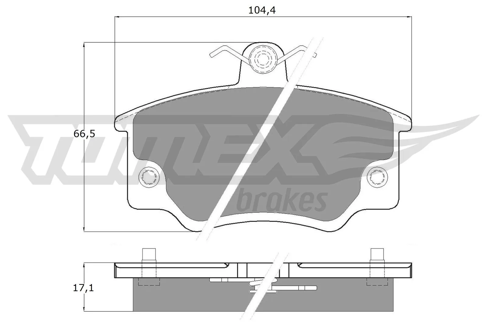 Brake Pad Set, disc brake TX 10-731