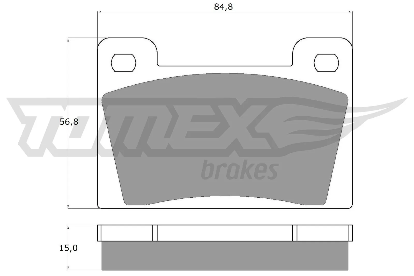 Brake Pad Set, disc brake TX 10-26
