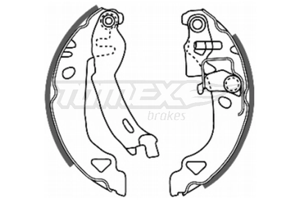 Brake Shoe Set TX 20-28