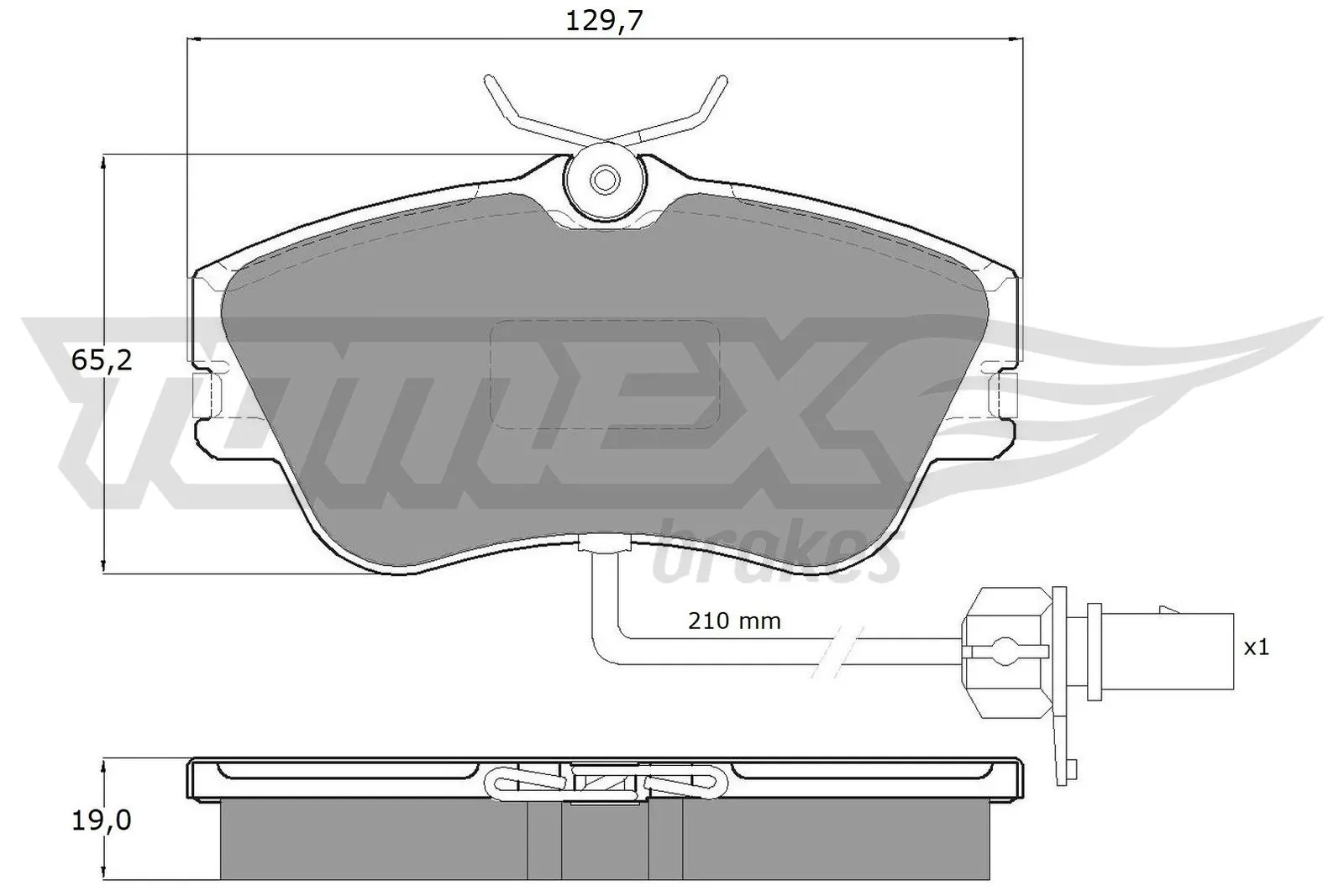 Brake Pad Set, disc brake TX 11-821