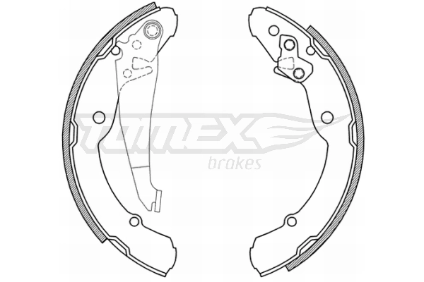 Brake Shoe Set TX 21-04
