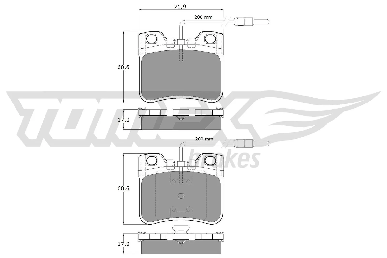 Brake Pad Set, disc brake TX 11-98