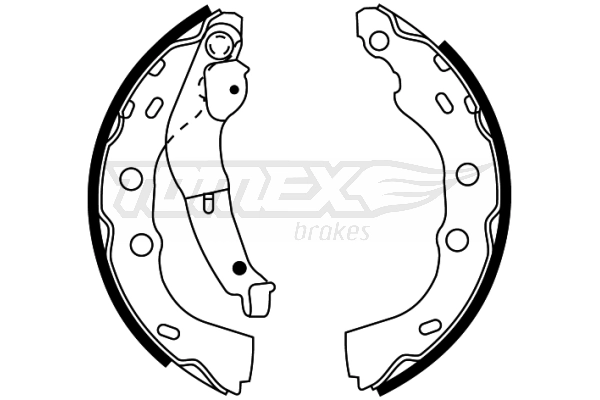 Brake Shoe Set TX 22-45