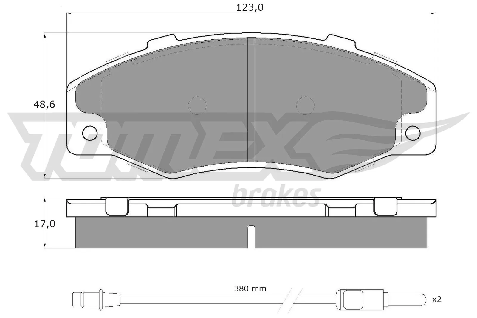 Brake Pad Set, disc brake TX 13-46