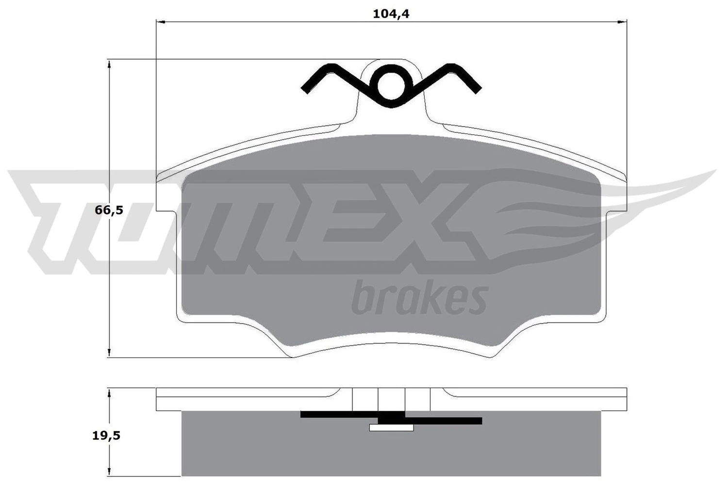 Brake Pad Set, disc brake TX 10-57