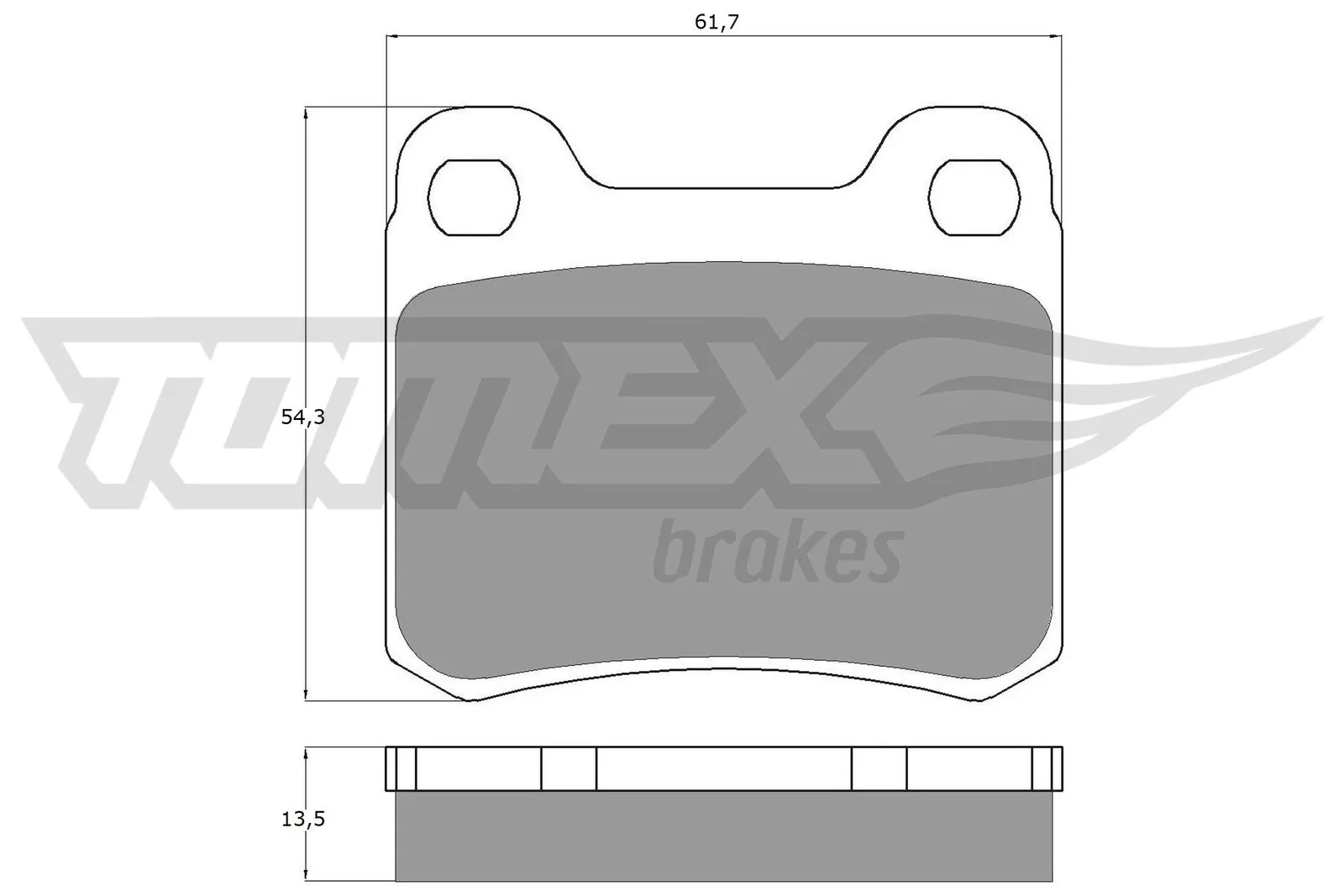 Brake Pad Set, disc brake TX 10-37