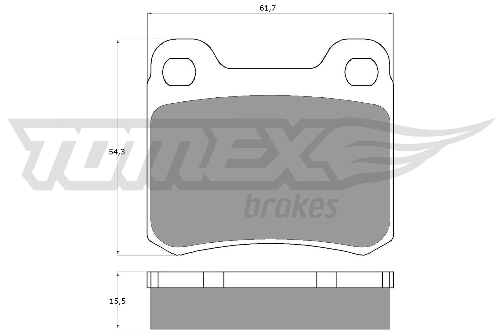 Brake Pad Set, disc brake TX 10-371