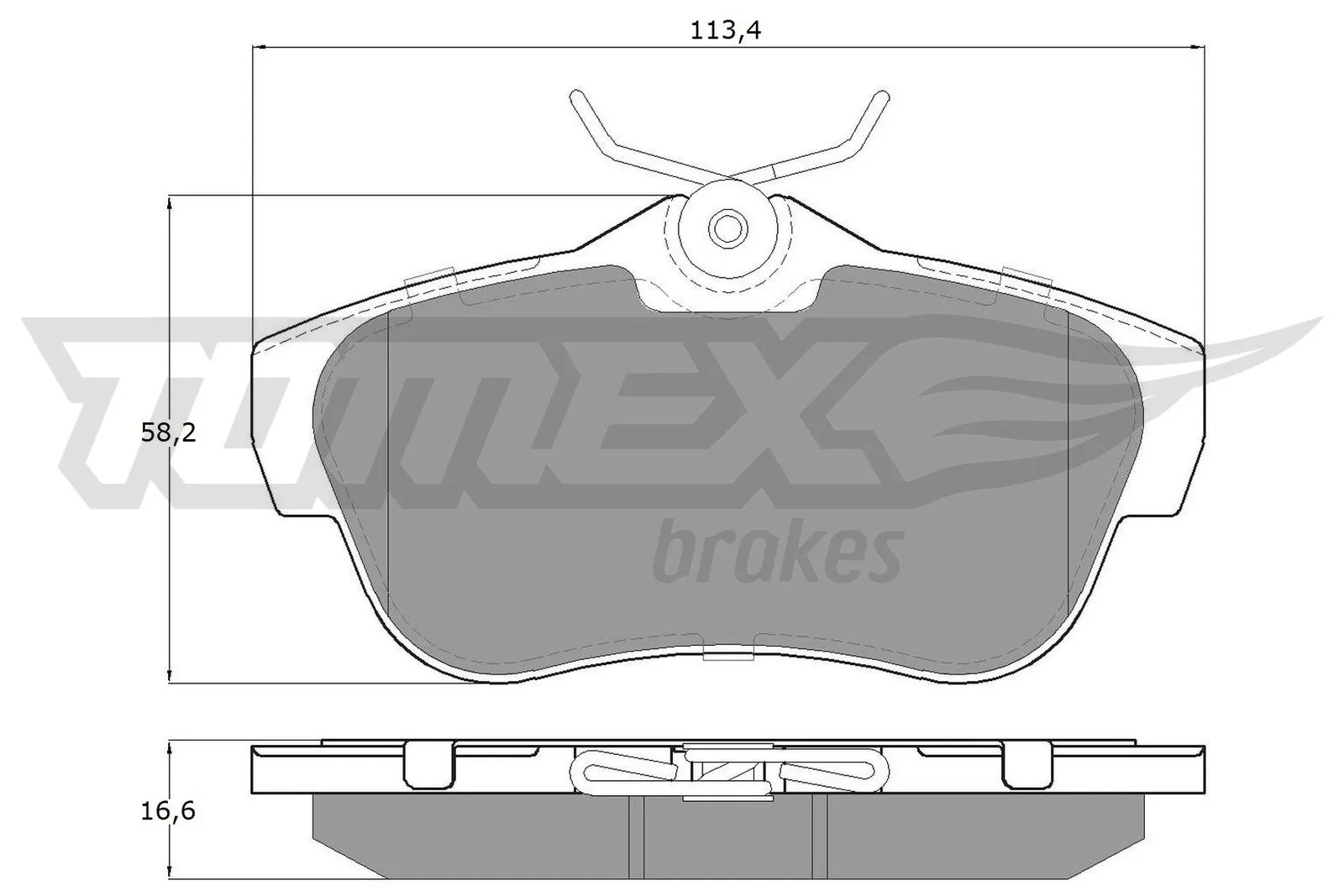 Brake Pad Set, disc brake TX 15-94
