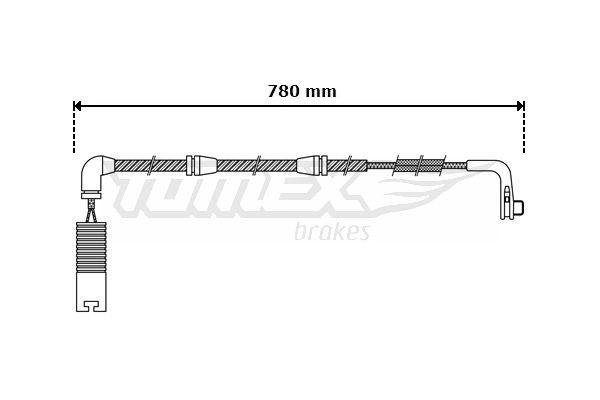Warning Contact, brake pad wear TX 30-47