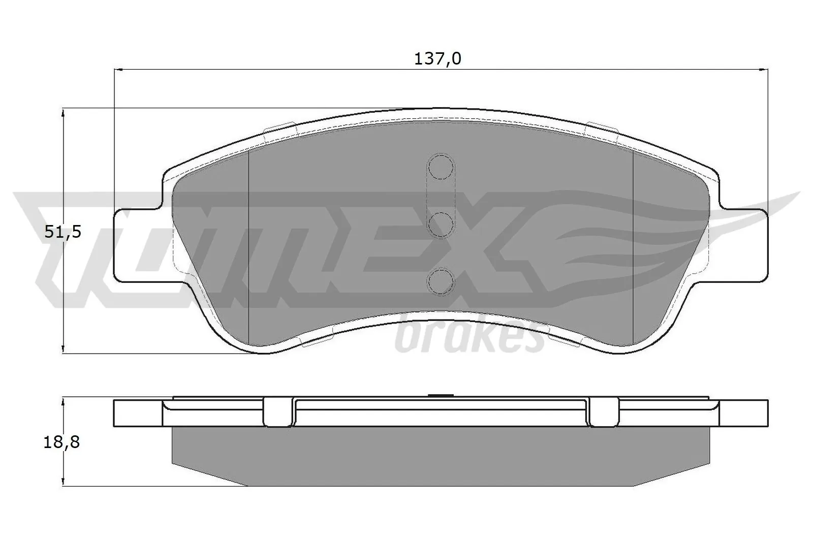 Brake Pad Set, disc brake TX 14-64