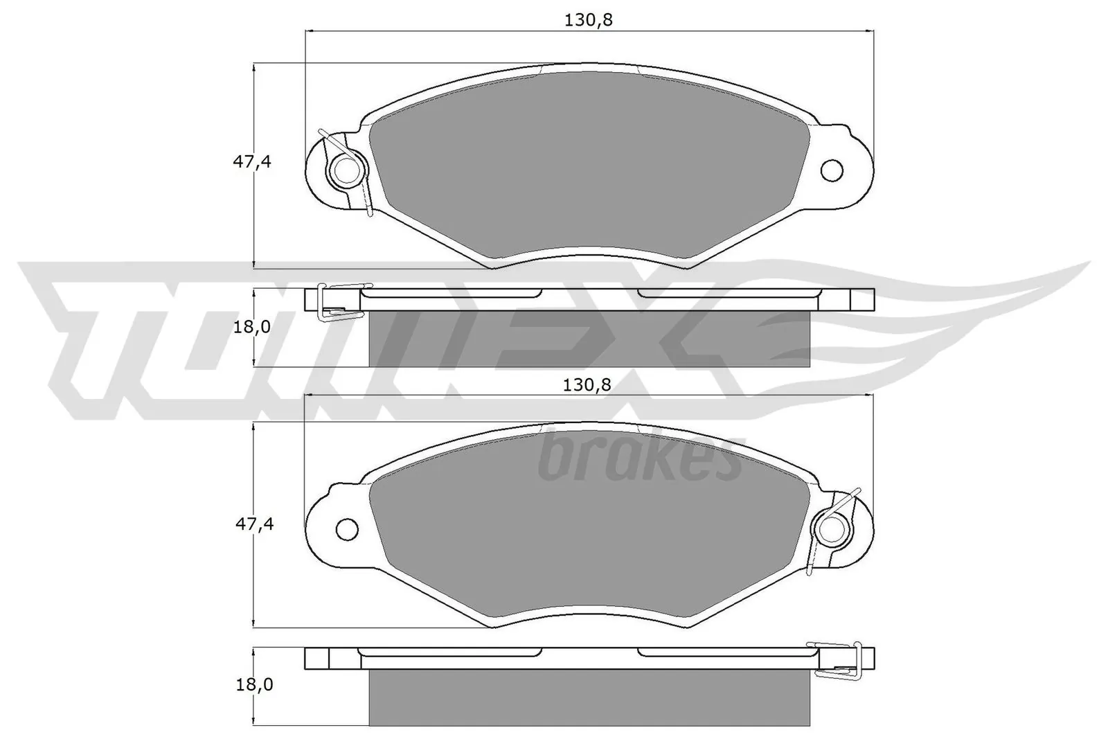 Brake Pad Set, disc brake TX 11-75