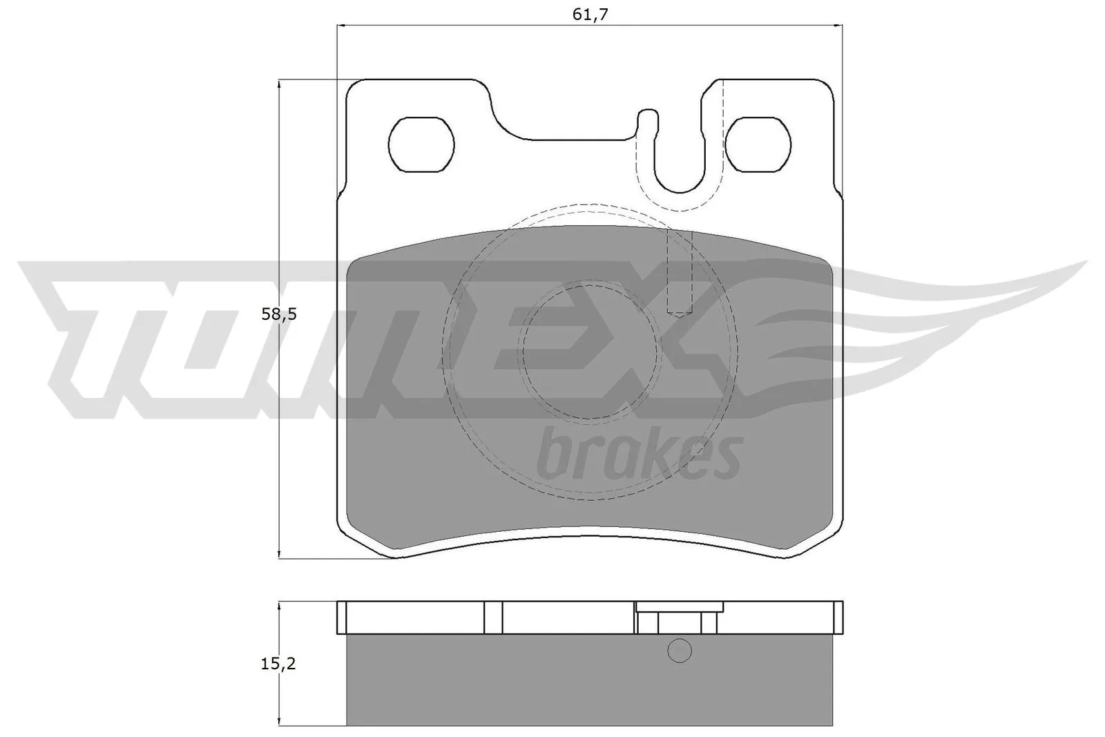 Brake Pad Set, disc brake TX 12-33