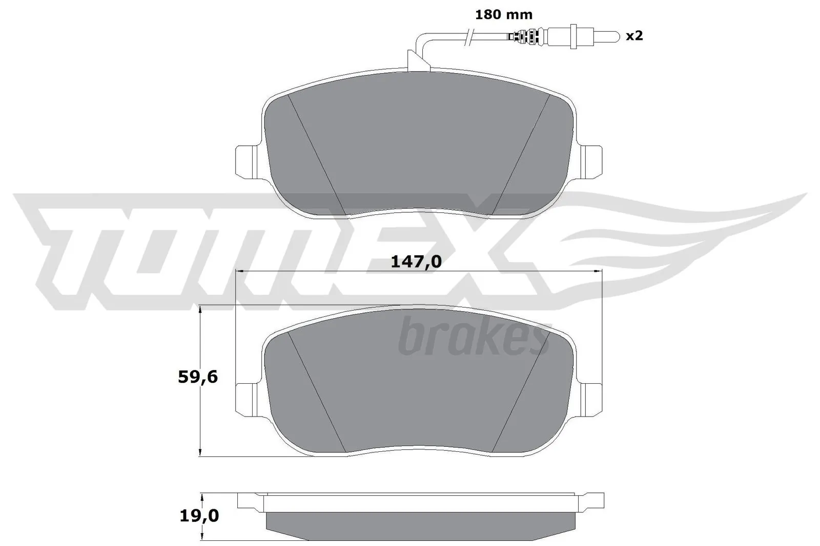 Brake Pad Set, disc brake TX 13-34