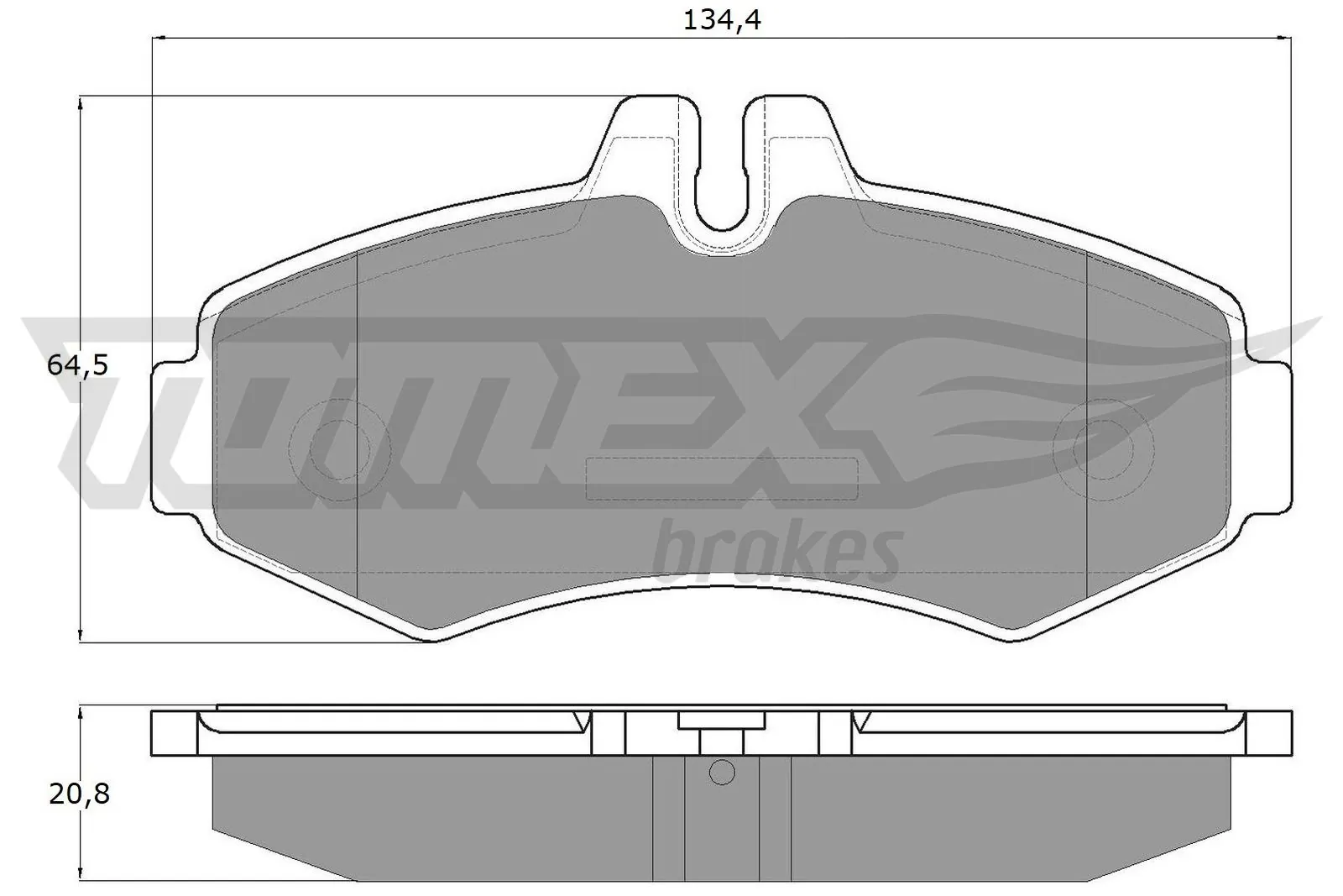 Brake Pad Set, disc brake TX 12-23