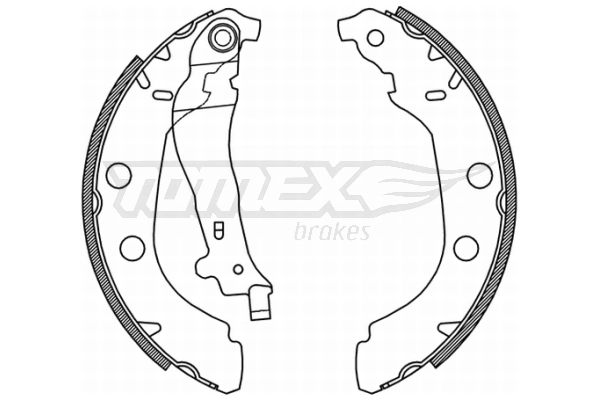 Brake Shoe Set TX 21-15