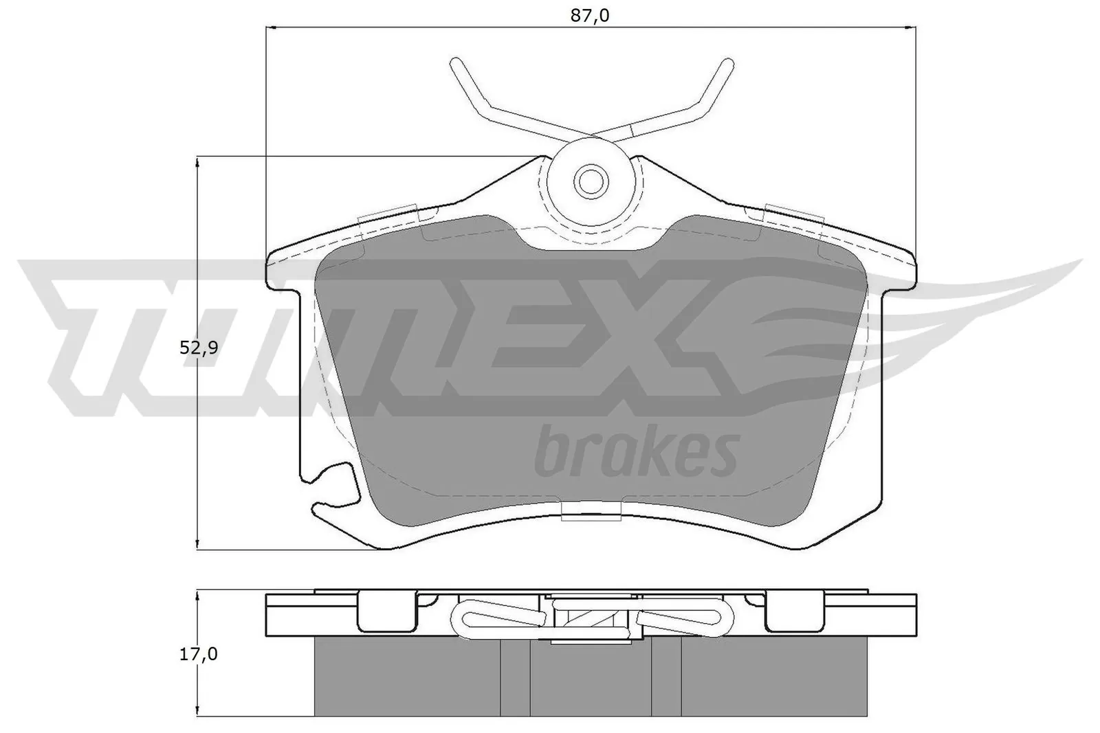 Brake Pad Set, disc brake TX 15-22