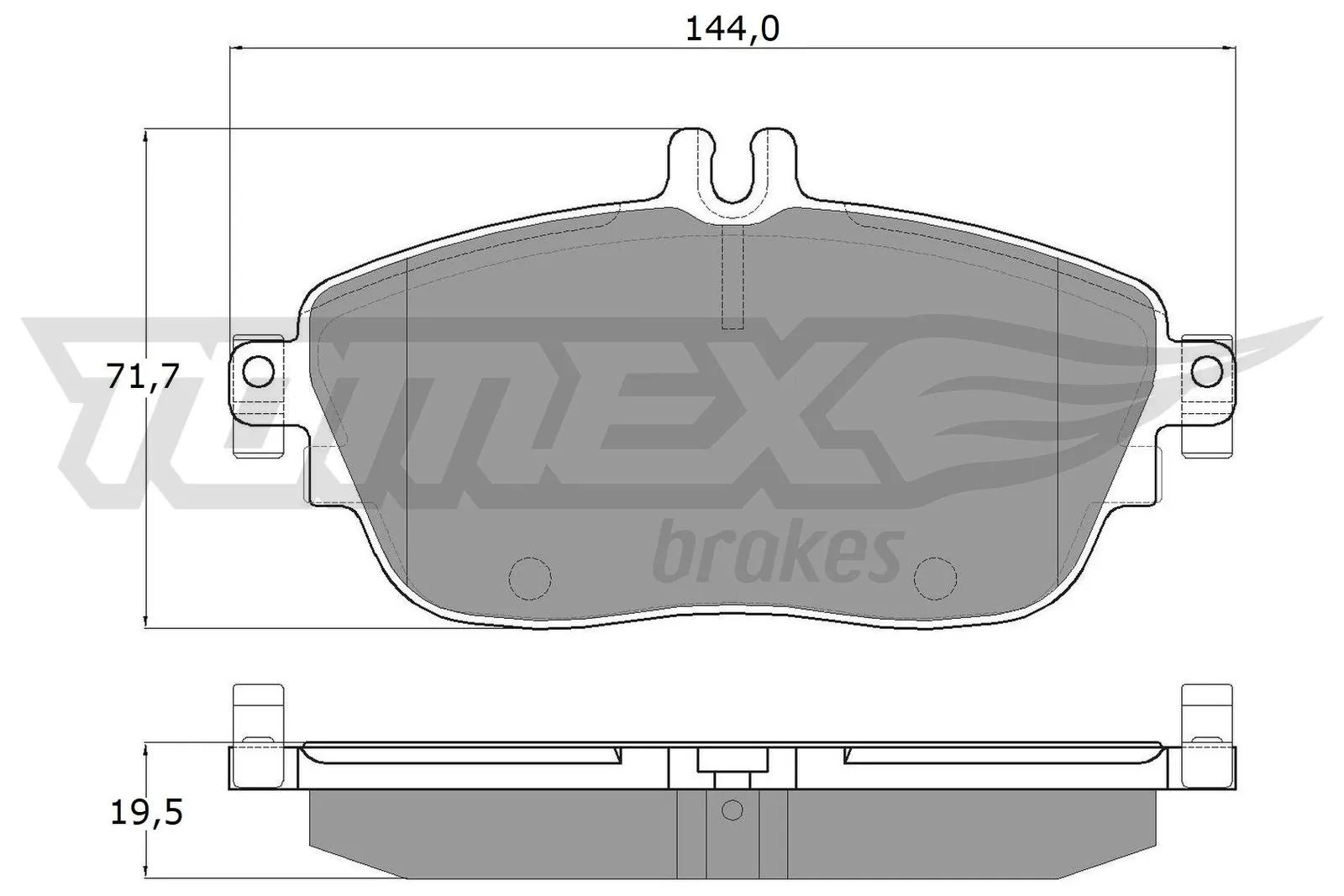 Brake Pad Set, disc brake TX 18-06