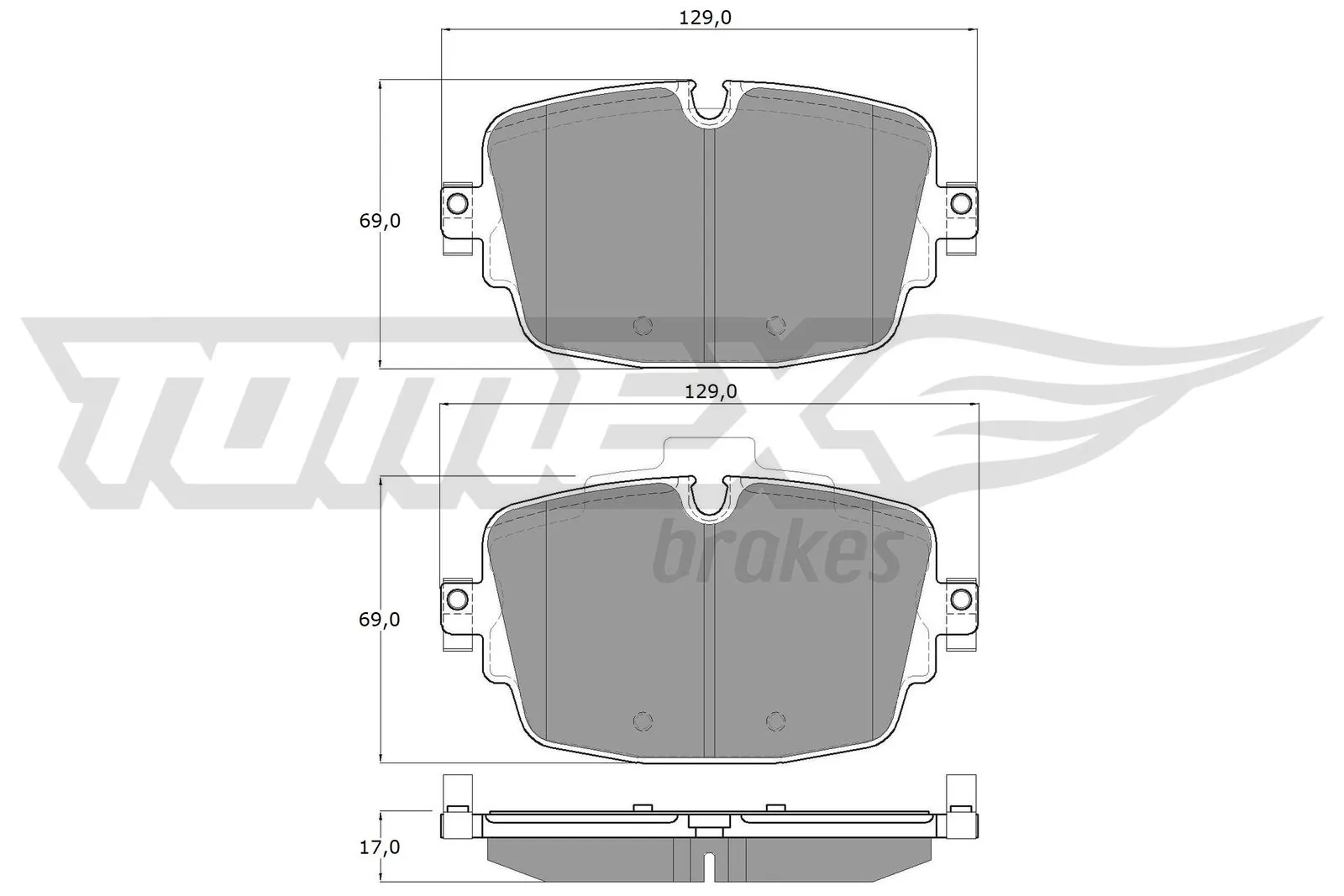 Brake Pad Set, disc brake TX 16-13
