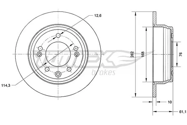 Brake Disc TX 70-51