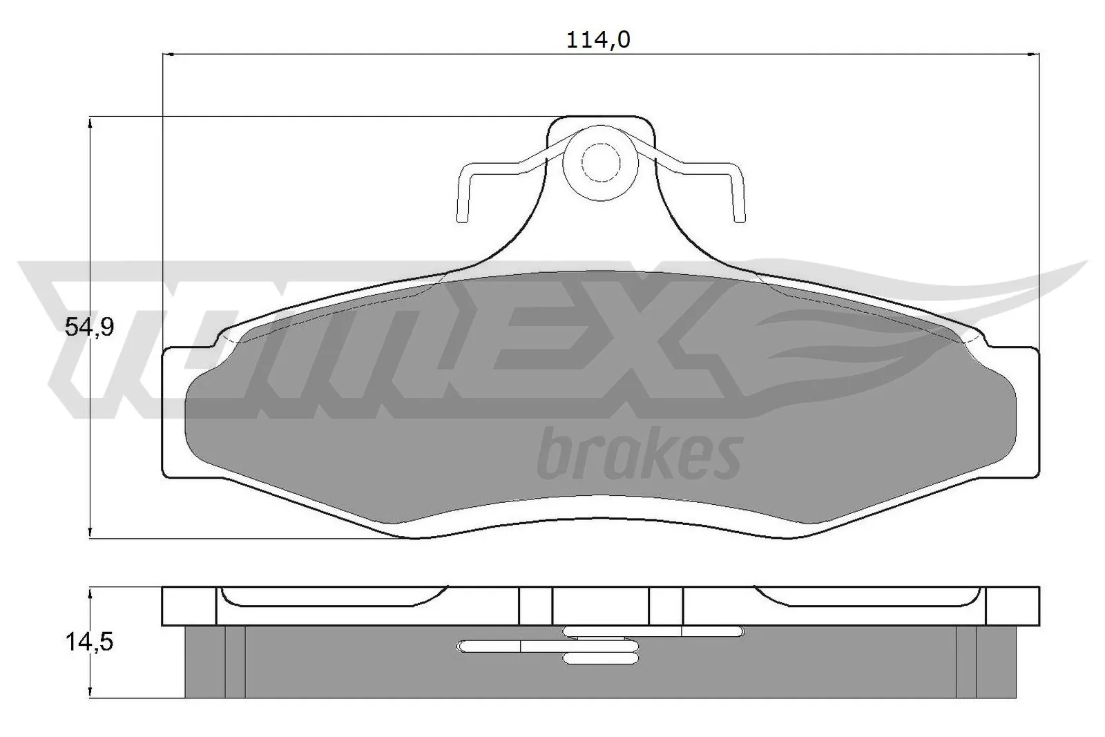 Brake Pad Set, disc brake TX 10-81