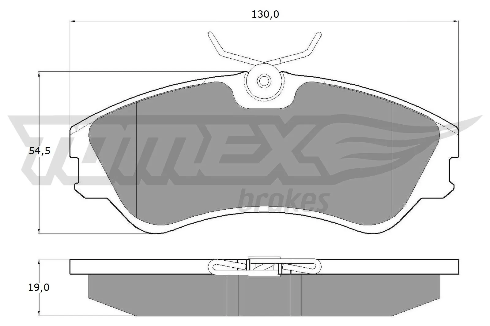 Brake Pad Set, disc brake TX 10-65