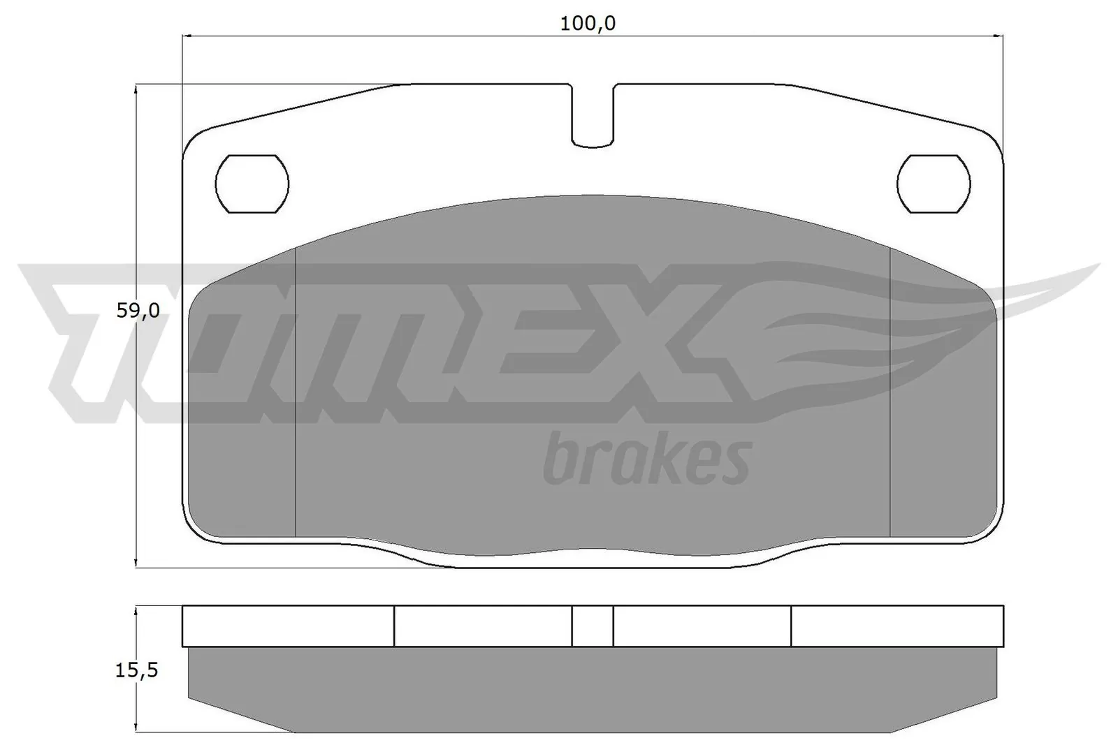 Brake Pad Set, disc brake TX 10-13