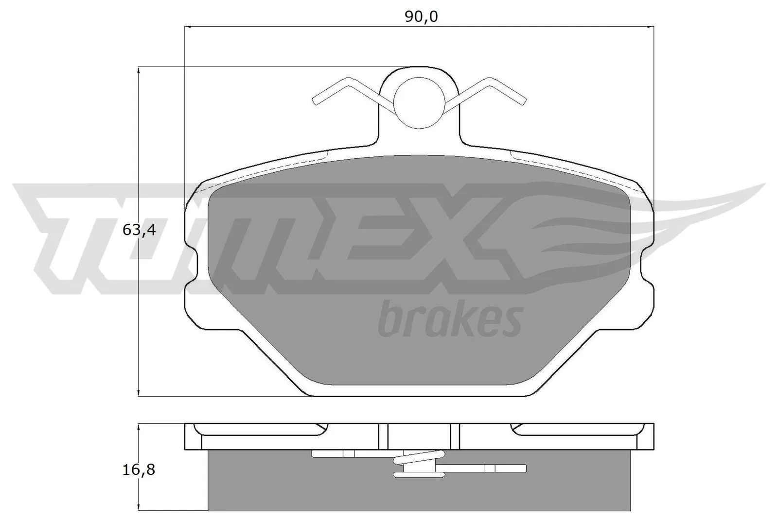 Brake Pad Set, disc brake TX 10-39