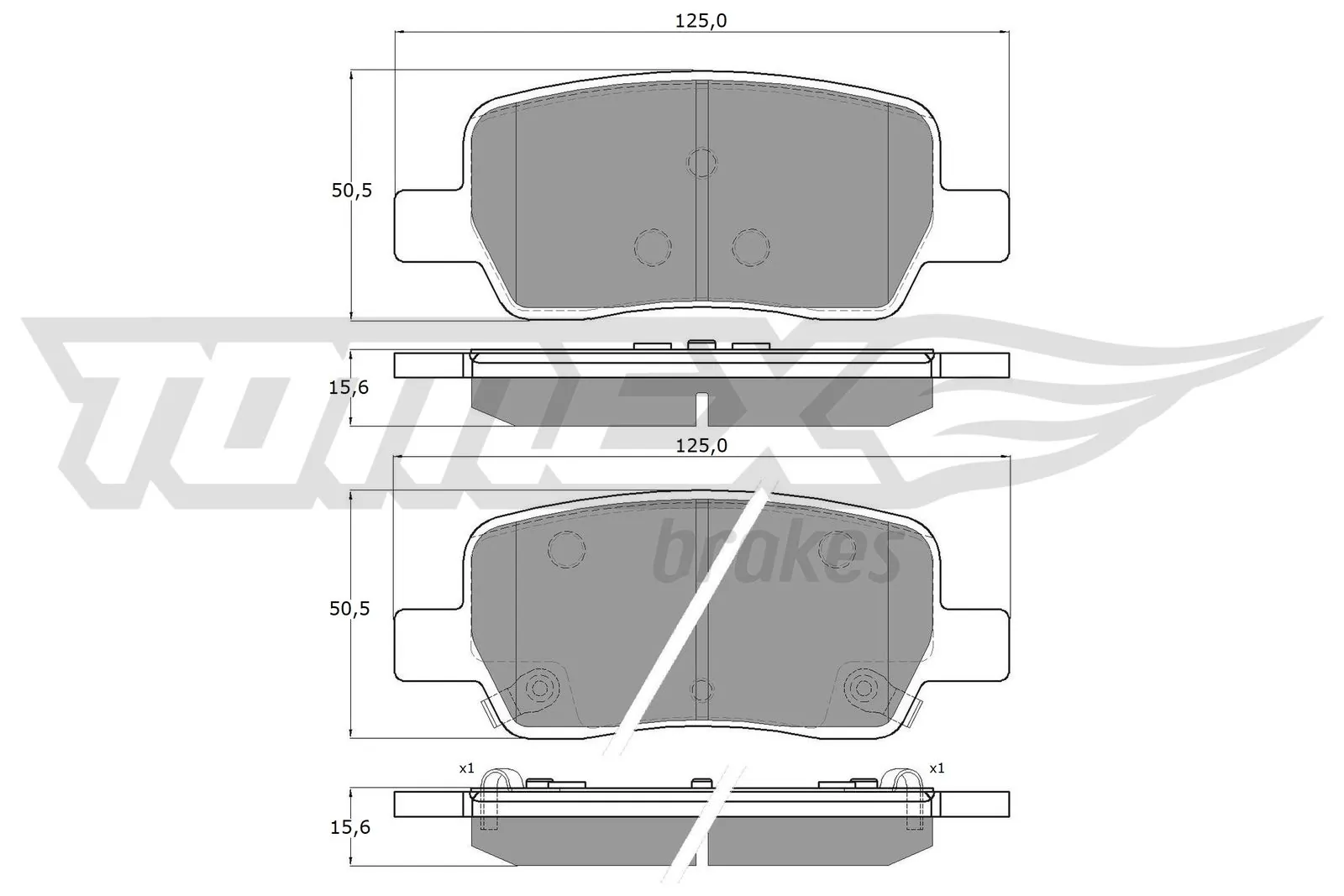 Brake Pad Set, disc brake TX 60-19