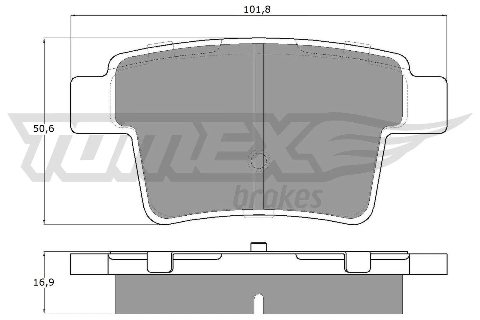Brake Pad Set, disc brake TX 14-74