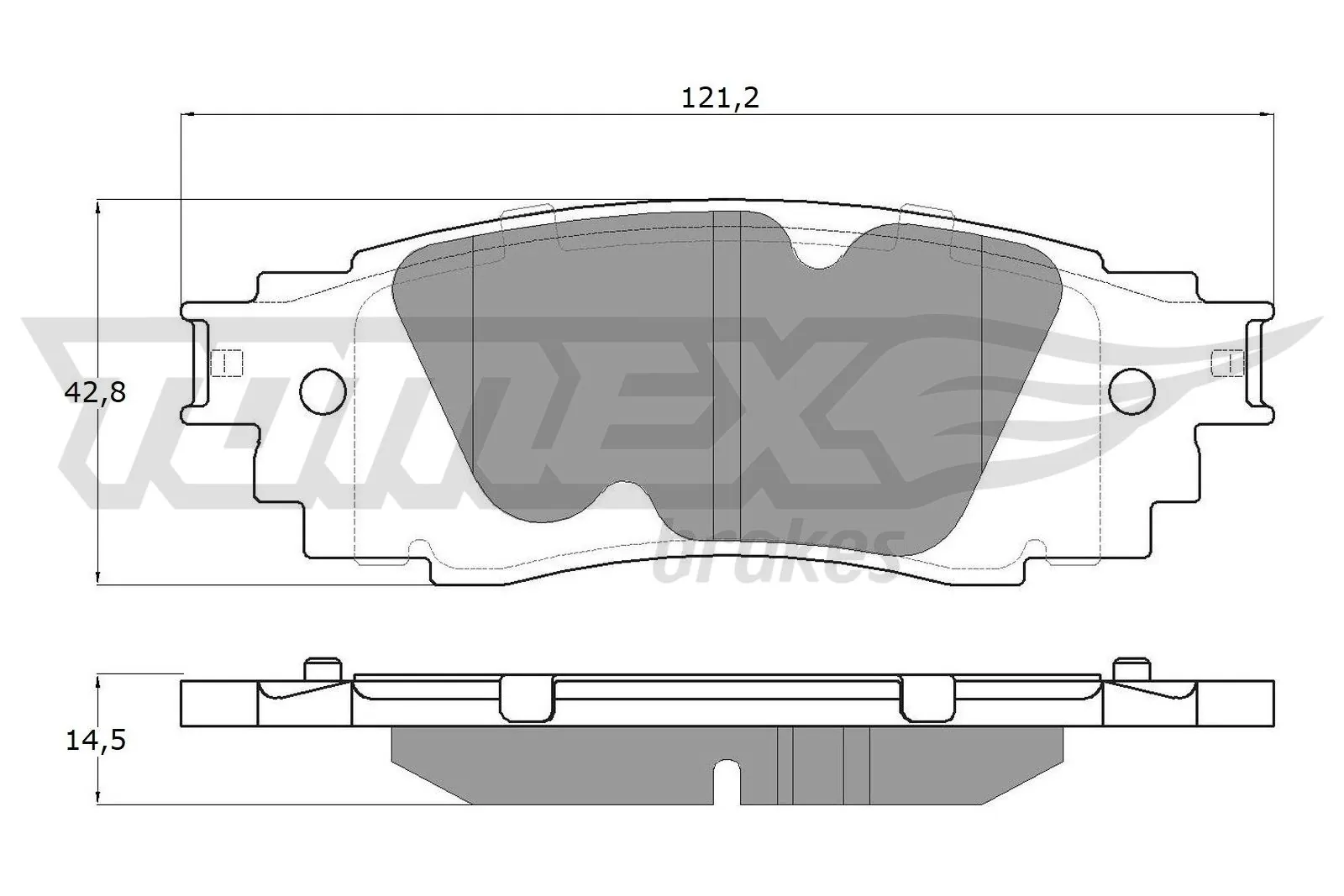 Brake Pad Set, disc brake TX 18-98