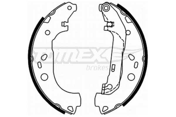 Brake Shoe Set TX 21-87
