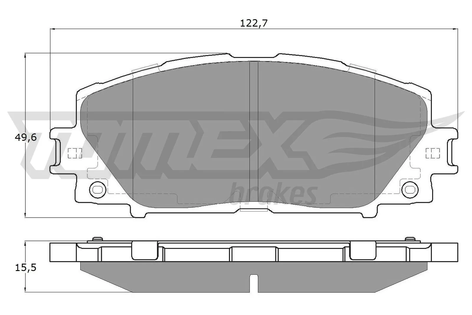 Brake Pad Set, disc brake TX 19-35