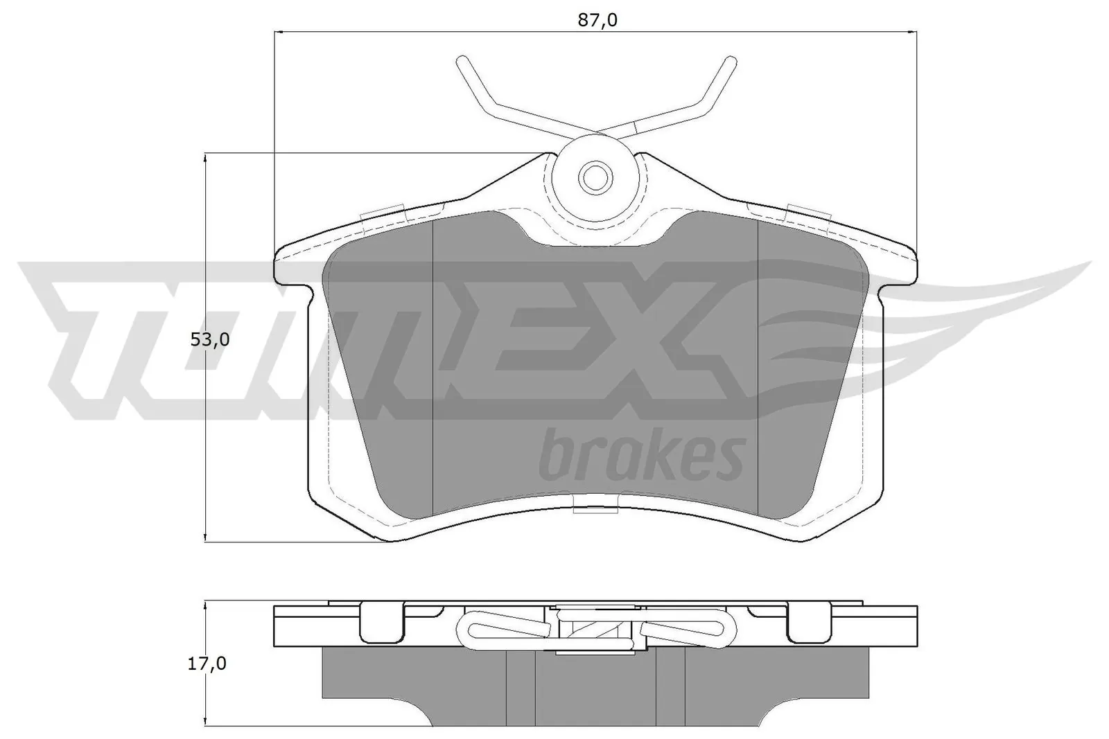 Brake Pad Set, disc brake TX 16-24