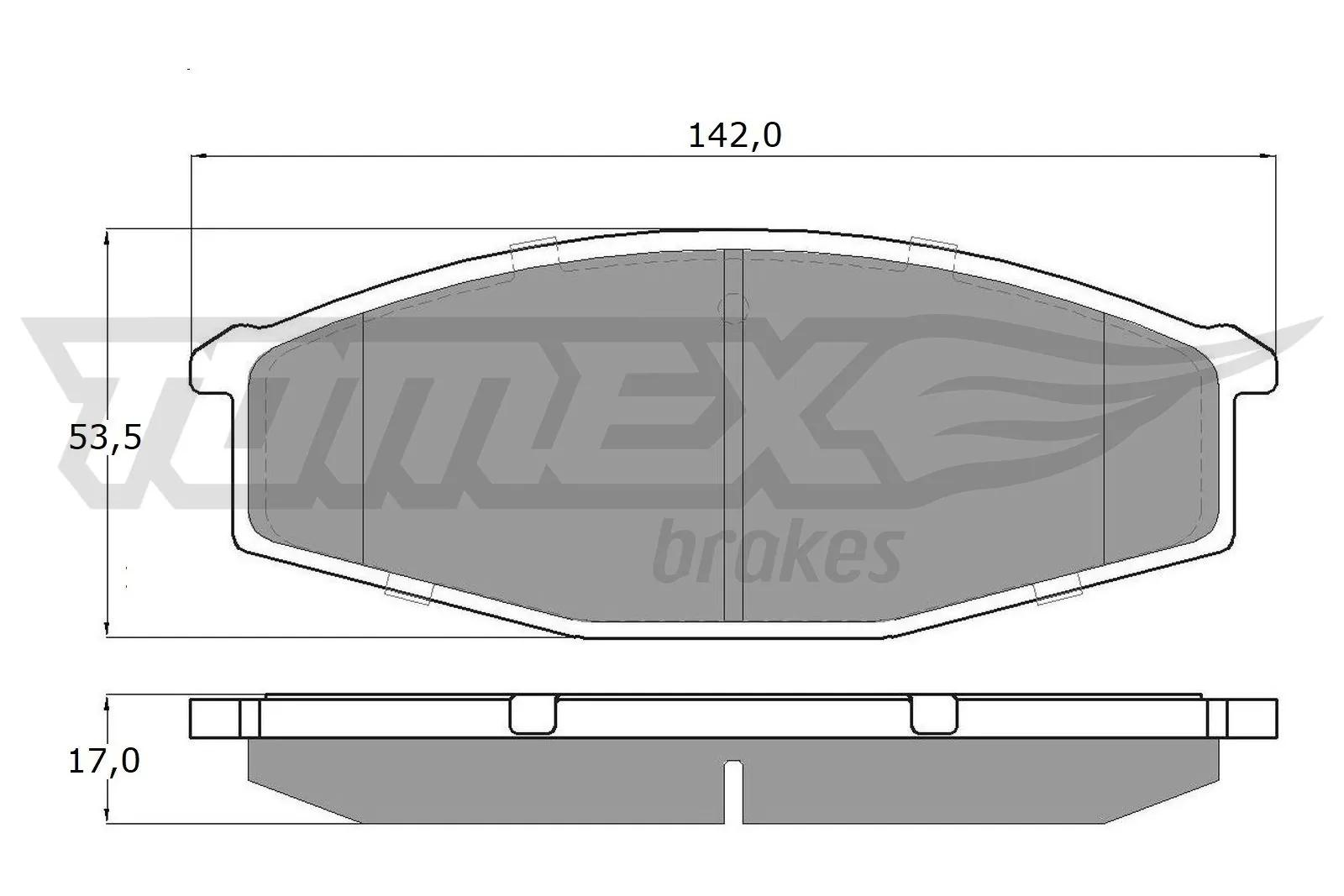 Brake Pad Set, disc brake TX 11-56