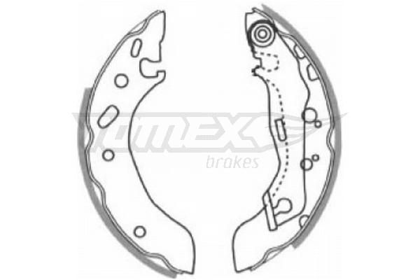 Brake Shoe Set TX 20-83
