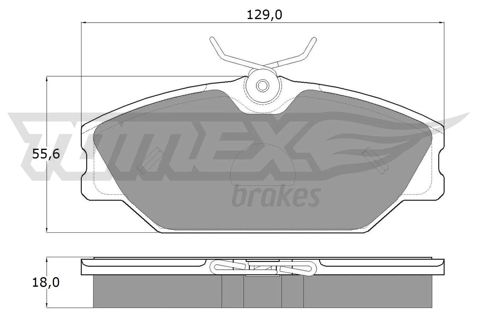 Brake Pad Set, disc brake TX 10-761