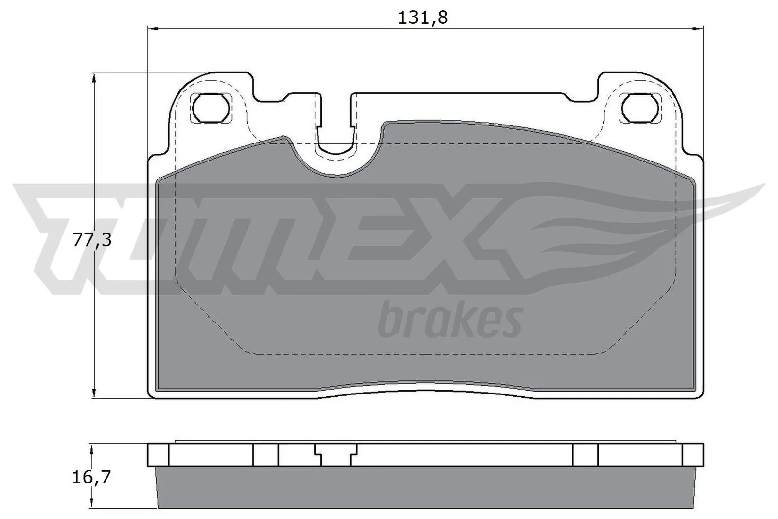 Brake Pad Set, disc brake TX 17-06