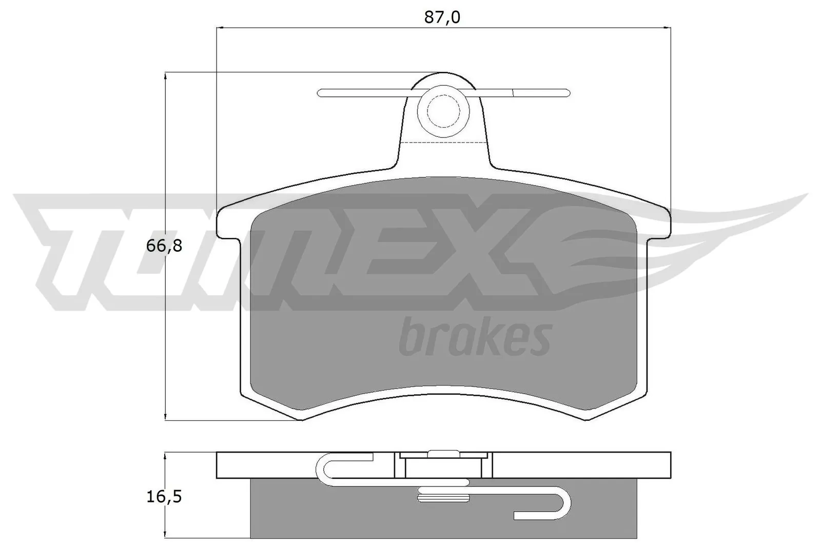 Brake Pad Set, disc brake TX 10-62