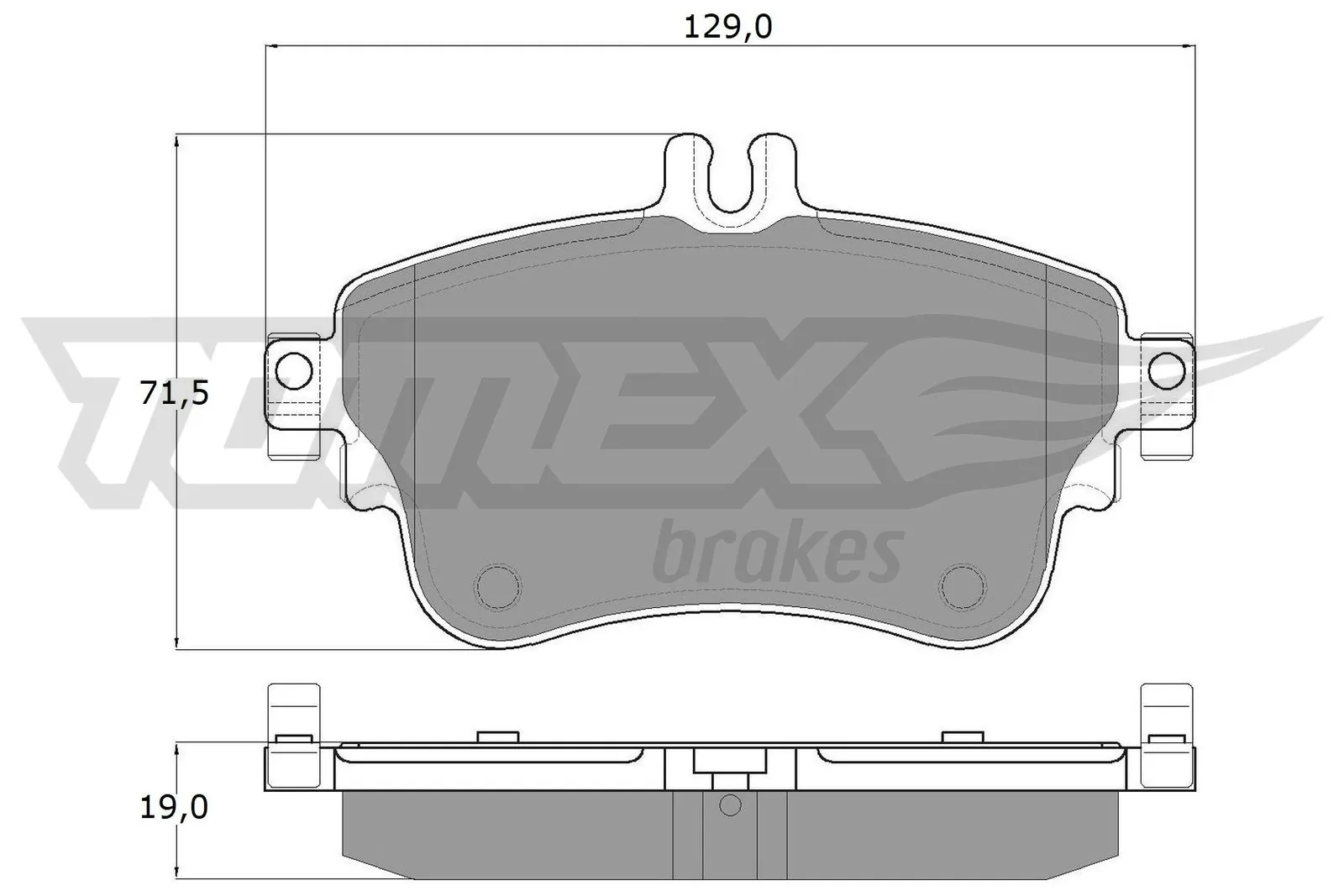 Brake Pad Set, disc brake TX 18-07