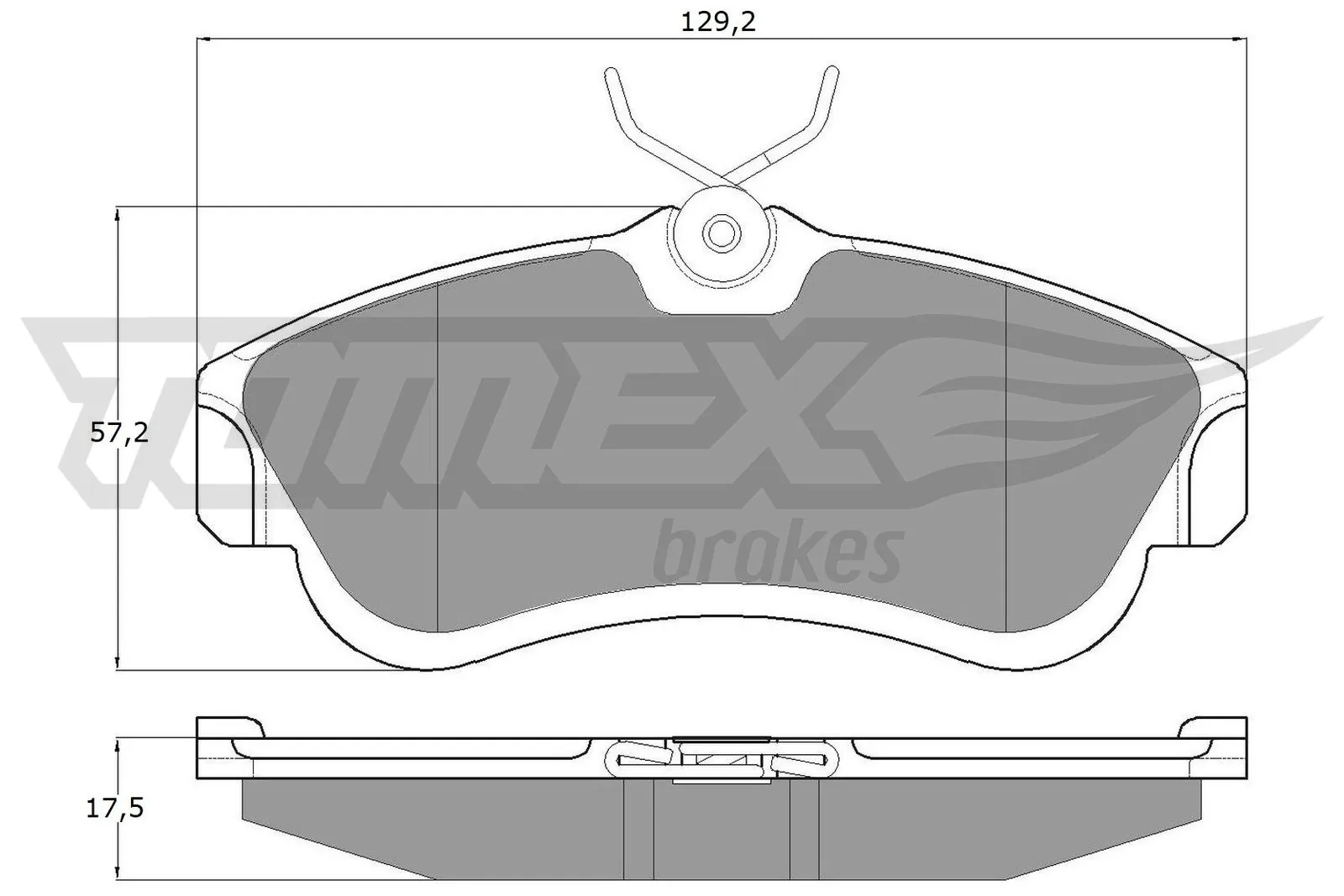 Brake Pad Set, disc brake TX 10-95