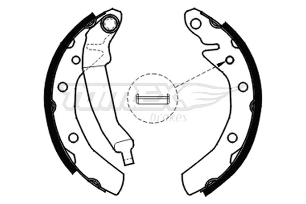 Brake Shoe Set TX 20-30
