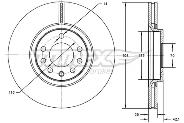 Brake Disc TX 72-03