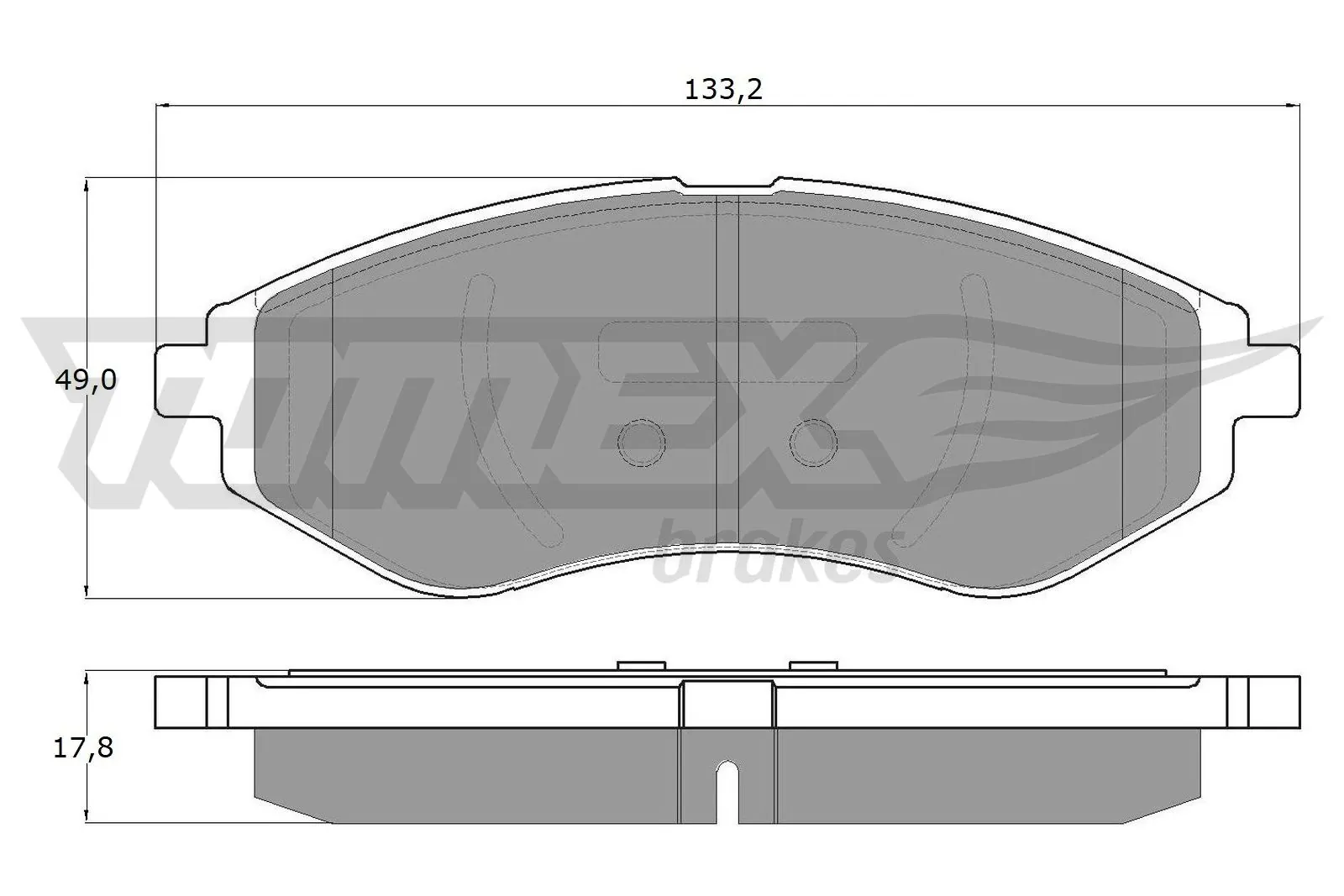 Brake Pad Set, disc brake TX 14-22