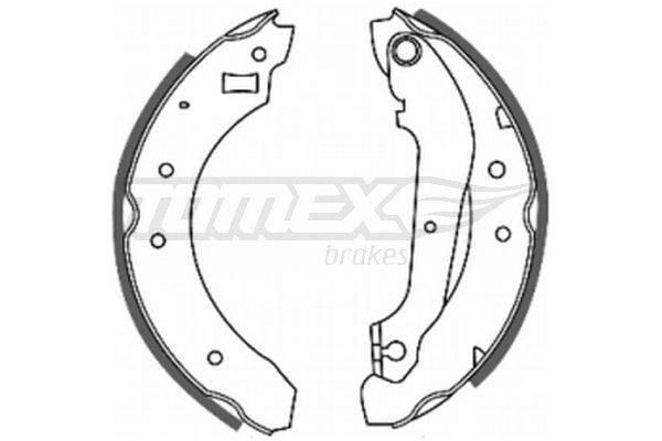 Brake Shoe Set TX 20-21