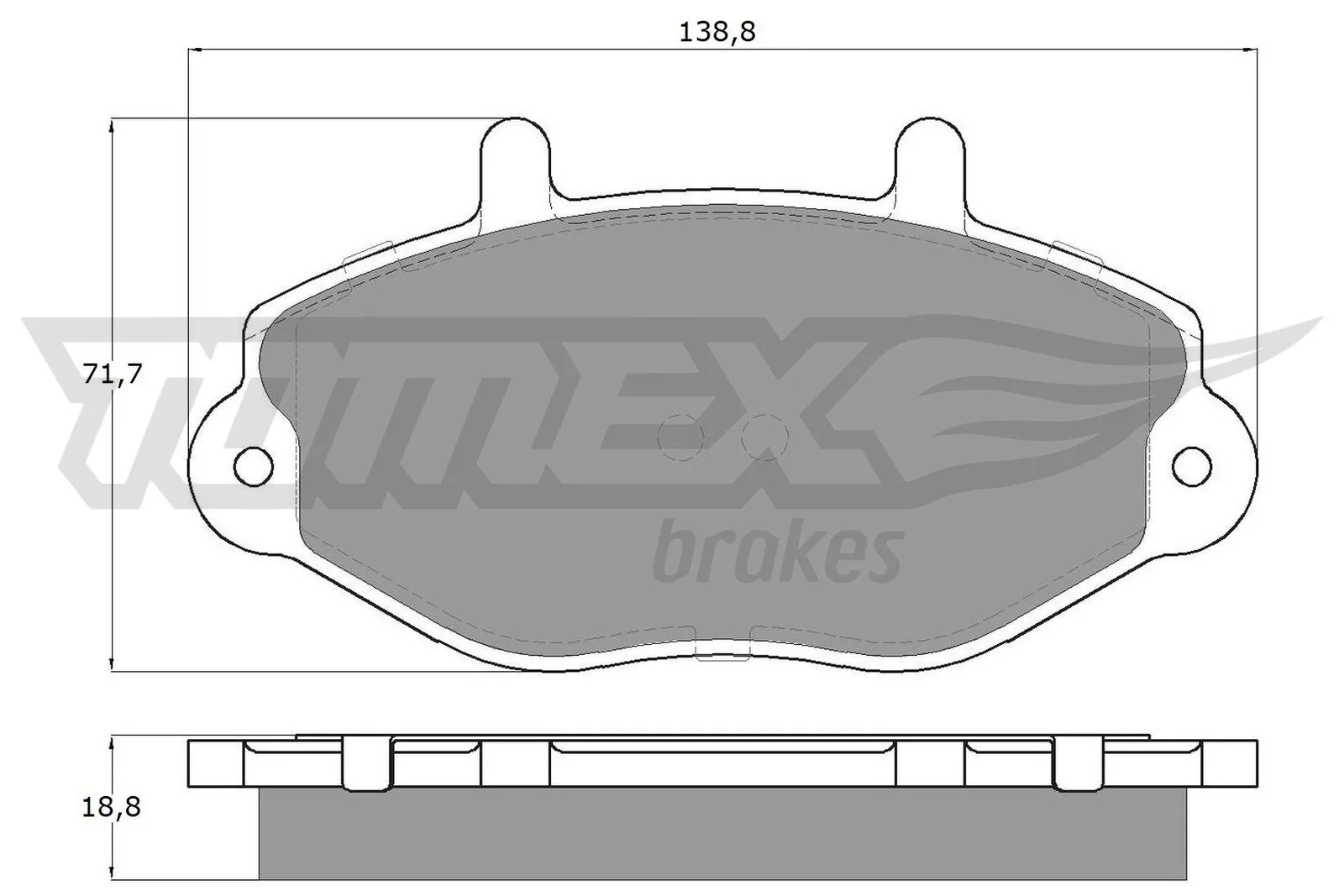Brake Pad Set, disc brake TX 11-92