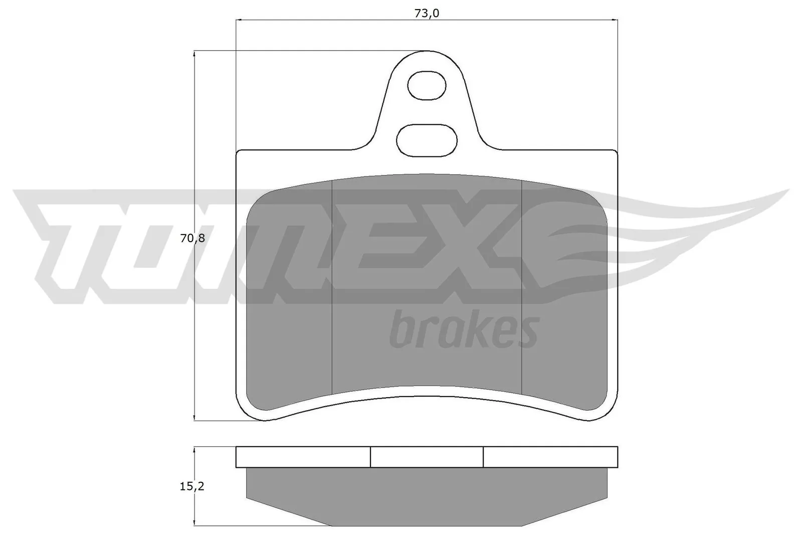 Brake Pad Set, disc brake TX 13-33