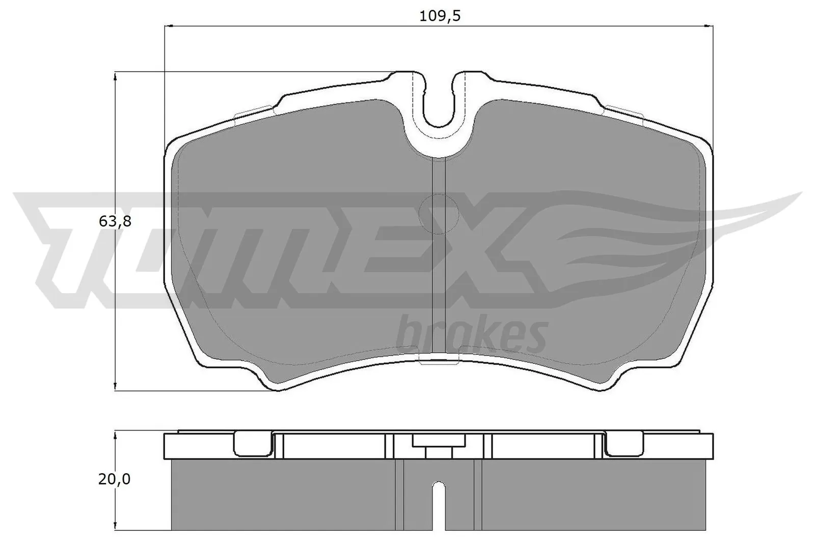 Brake Pad Set, disc brake TX 15-11