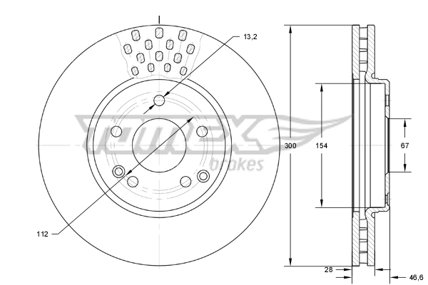 Brake Disc TX 74-04