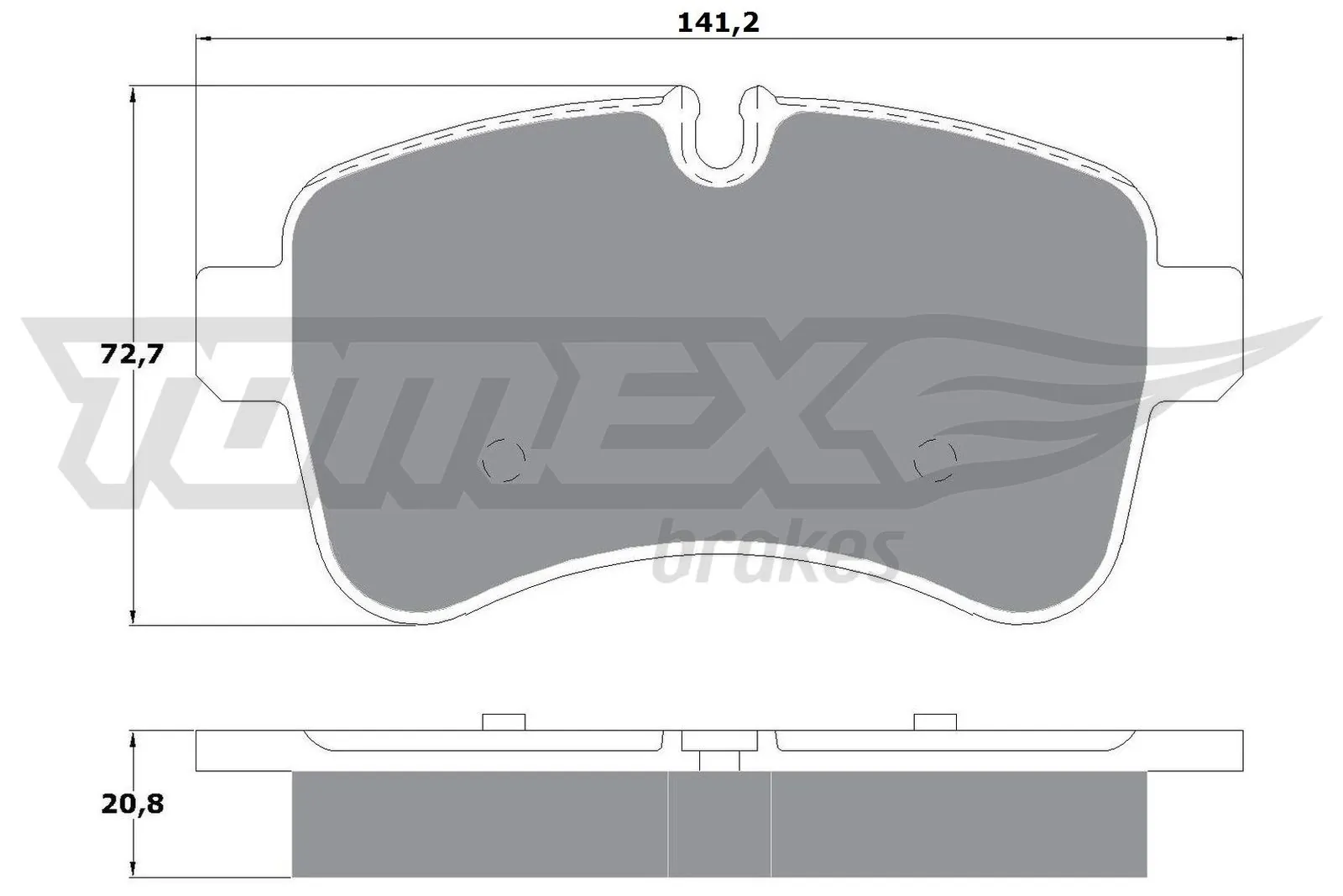 Brake Pad Set, disc brake TX 16-00