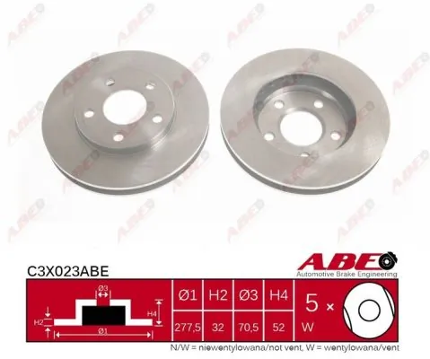 Brake Disc C3X023ABE